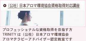 社団法人日本アロマ環境協会資格取得対応講座